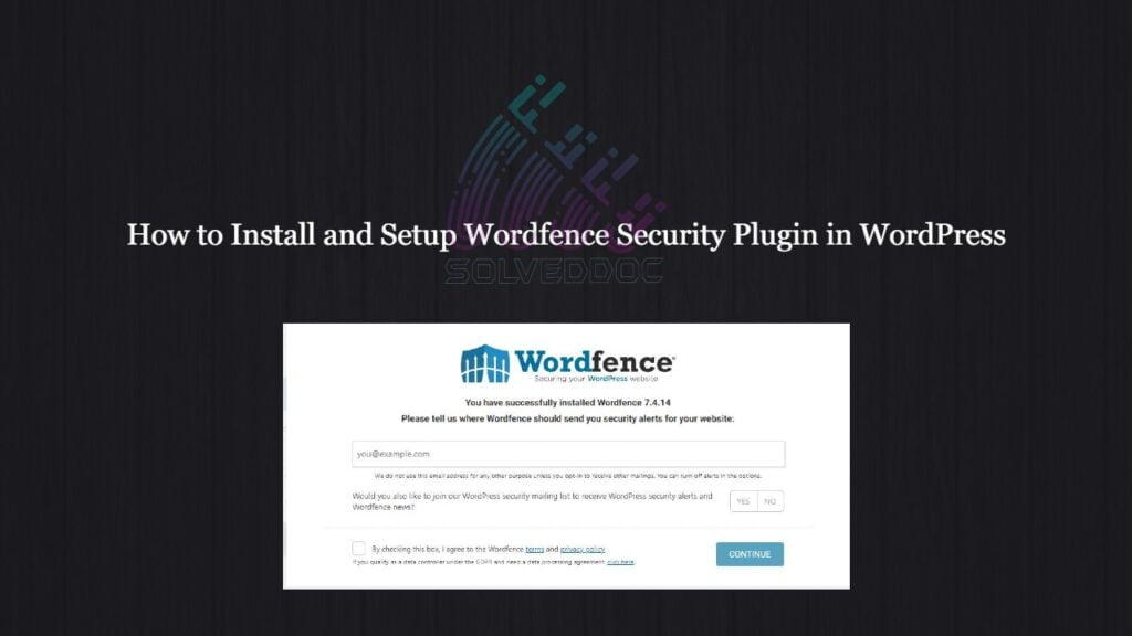 How to Install and Setup Wordfence Security Plugin in WordPress