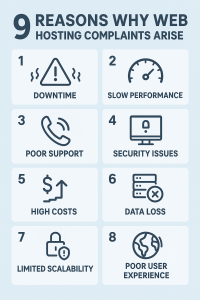 9 Reasons Why Web Hosting Complaints Arise