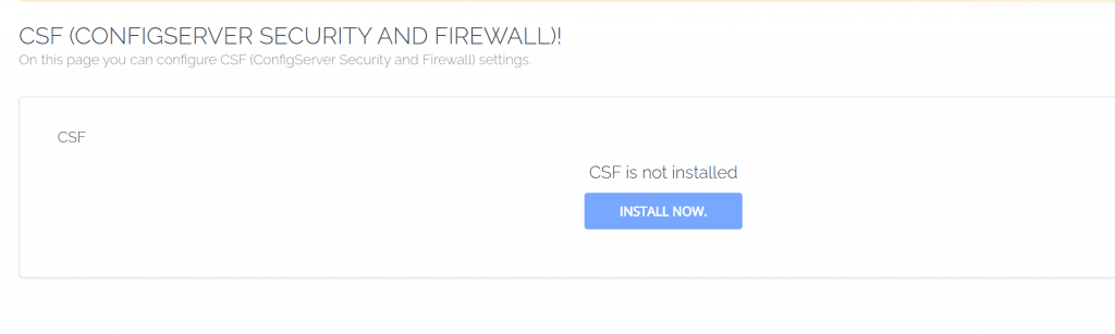 How to install cSF cyberPanel?